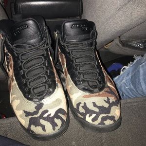 Jordan 10s Camoflauge